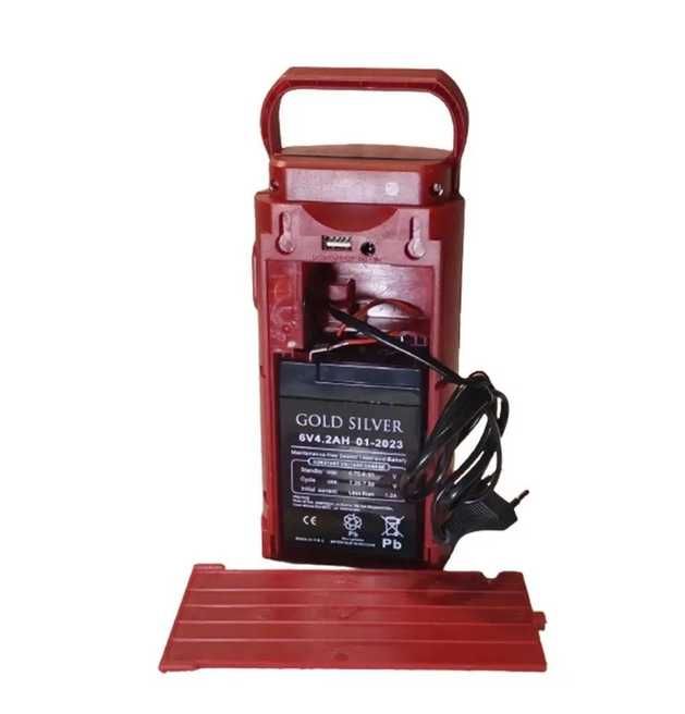 Фонарь аккумуляторный светодиодный ALMINA DL-2424 Якісний ліхтар!!!