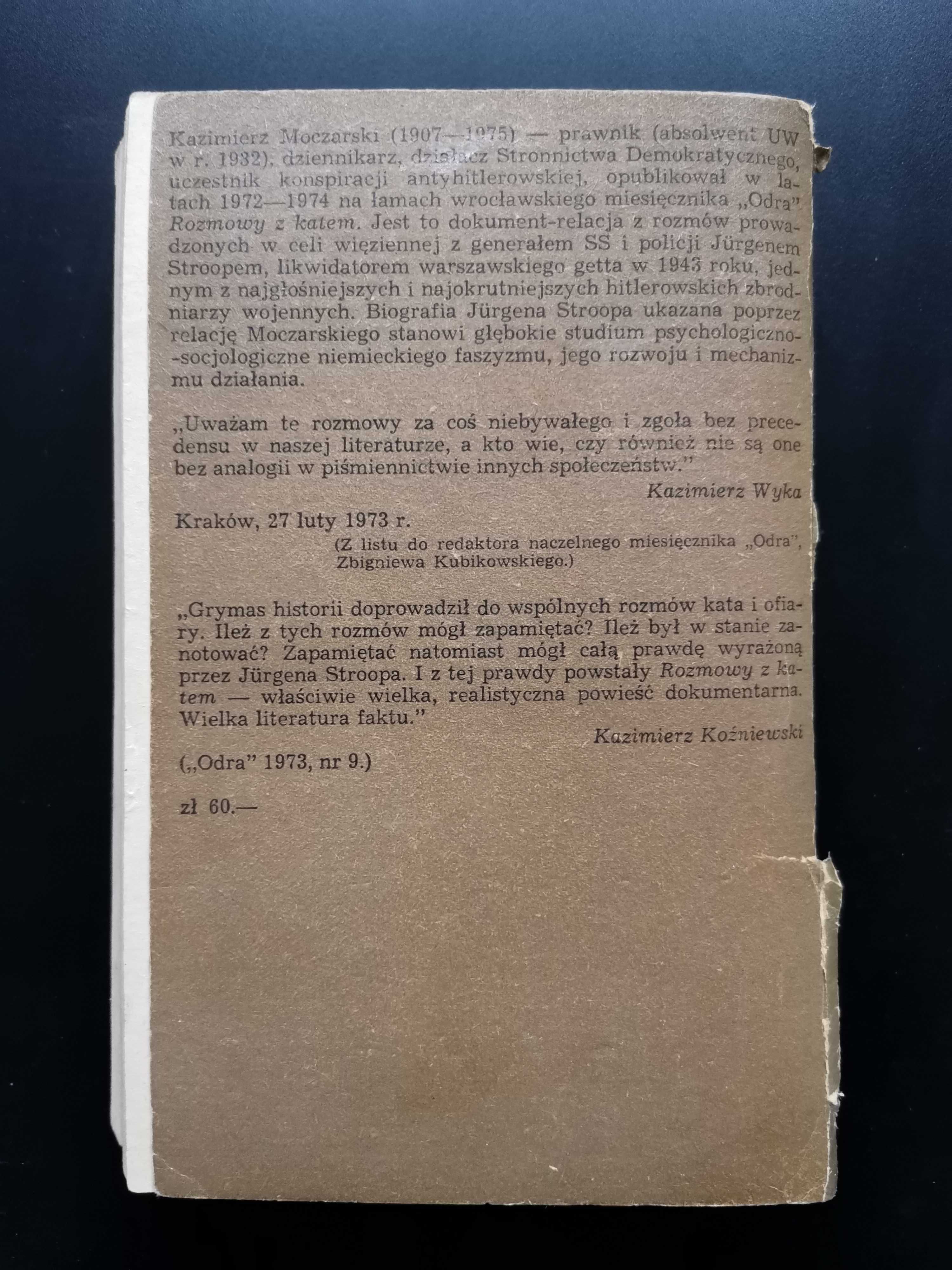 Rozmowy z katem – Kazimierz Moczarski