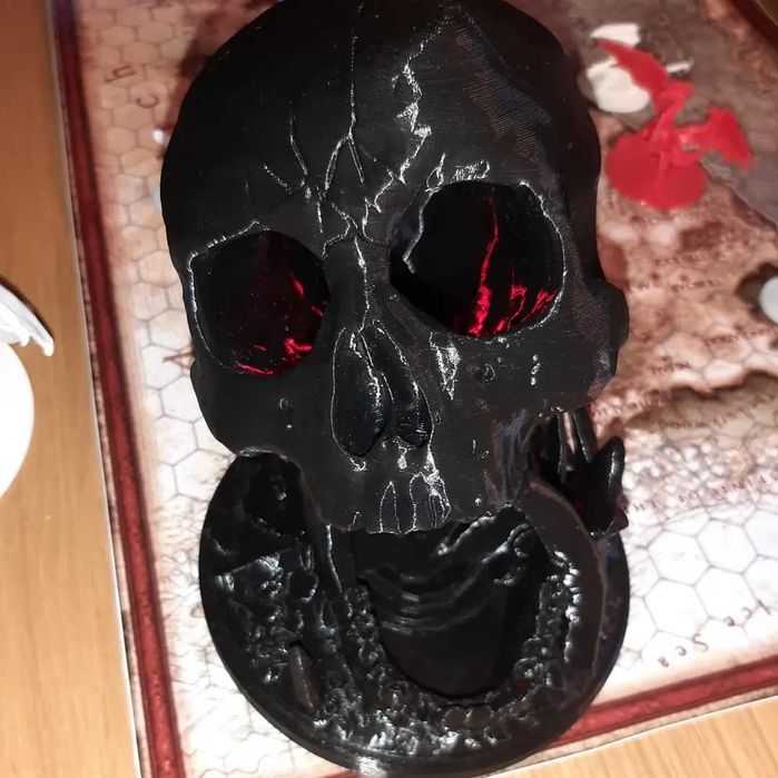 Caveira de dados - dungeons and dragons