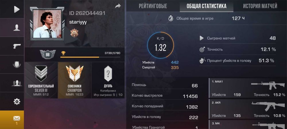 Аккаунт standoff 2