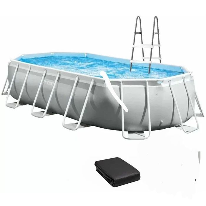 Великий Каркасний басейн 6,1 метрів Intex  6100 x 305 x 122 см б/у