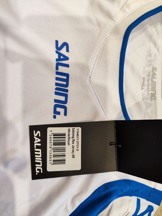 Koszulka sportowa do ręcznej Salming, rozmiar S, nowa z metką, logo na
