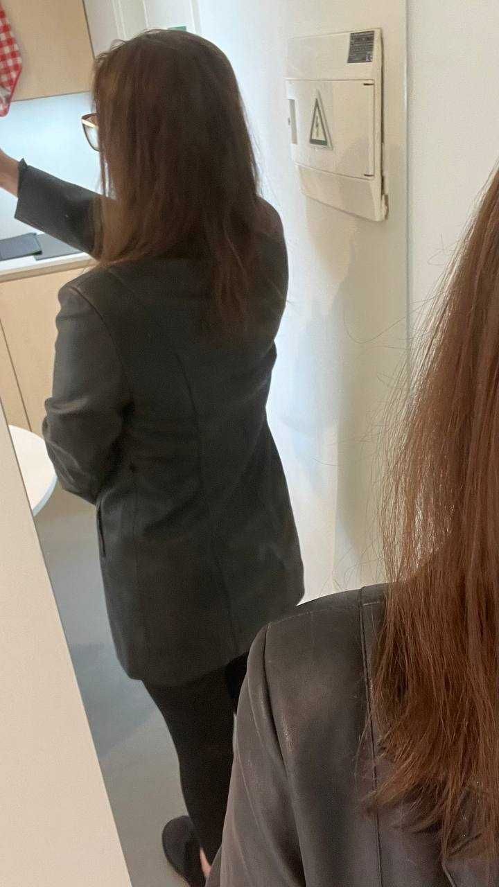 Blazer de Couro Preto