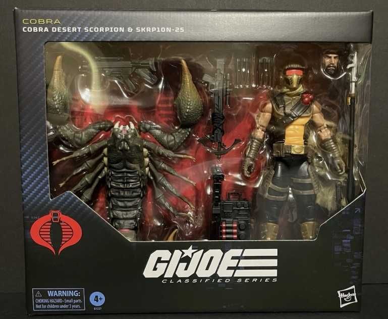 GIJOE Classified #180 Desert Scorpion & SKRP1ON-25  (NOVO Selado)