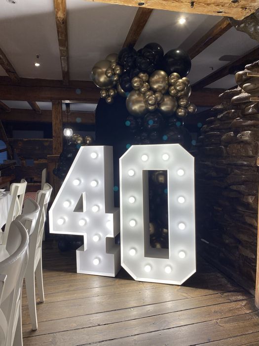 Cyfry 2026 Sylwester/Studniówki Wolne. Cyfry 18,20,30,40,50,60 wynajem