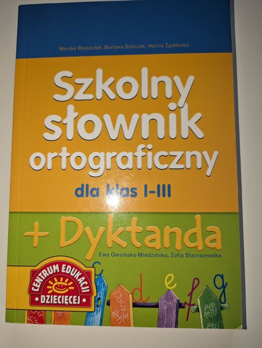 Słownik ortograficzny dla klas I-III