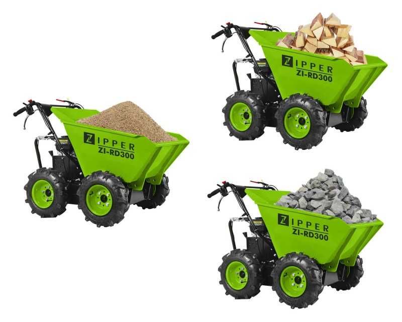 Wozidło ZIPPER ZI-RD300 wywrotka kiprowanie taczka do ogrodu działkę