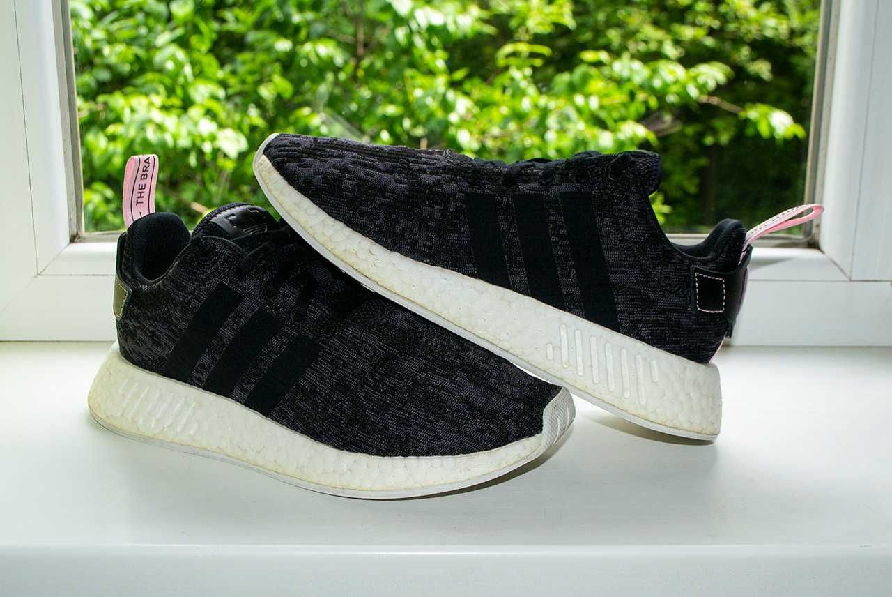 ‼️кросівки для бігу Adidas NMD R2 by9314 core black/pink 40 р оригінал