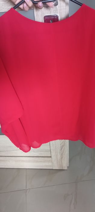 Elegancka bluzka z rękawem 3/4 z