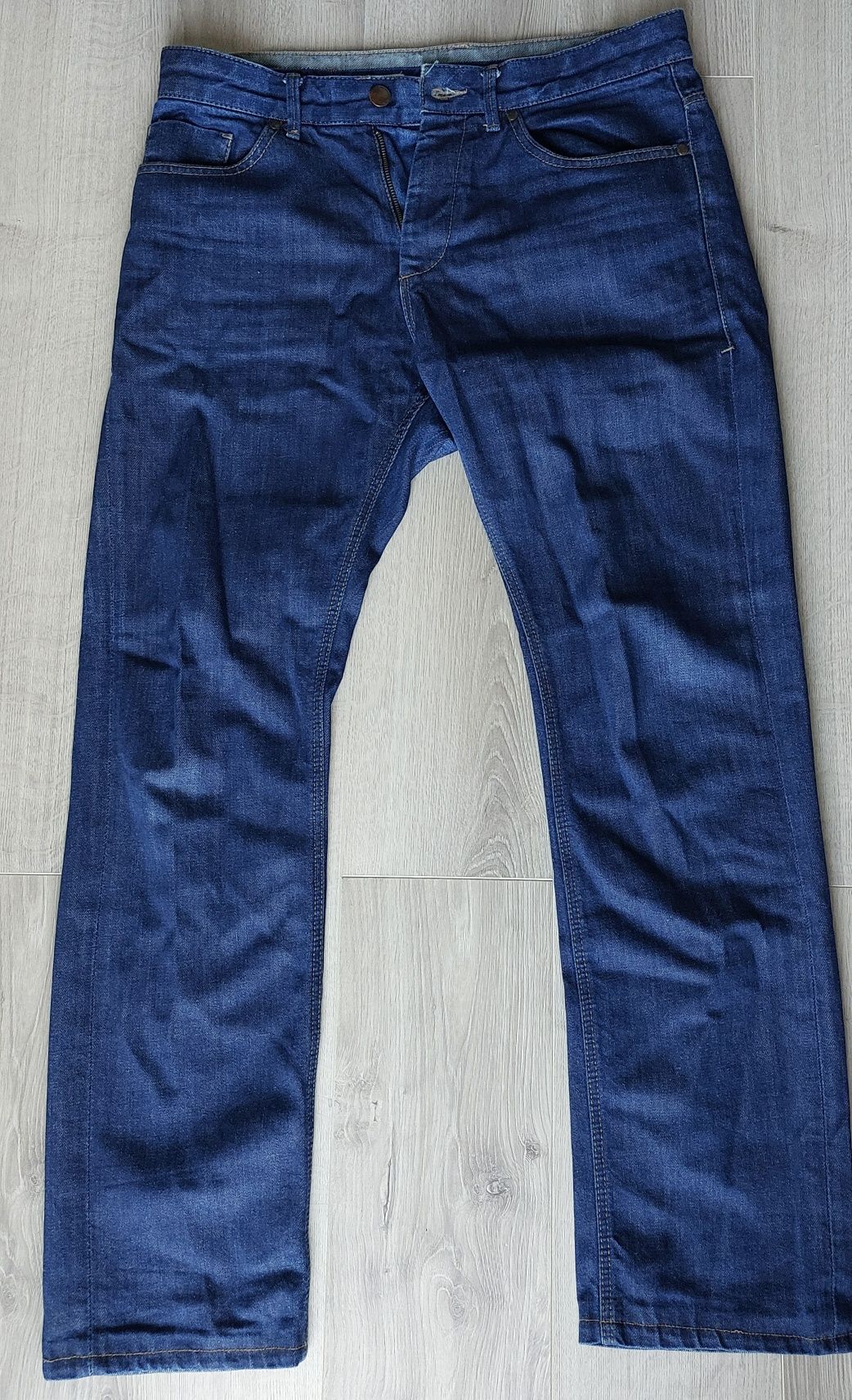 Niebieskie spodnie męskie dżinsowe marki MEXX stan bardzo dobry