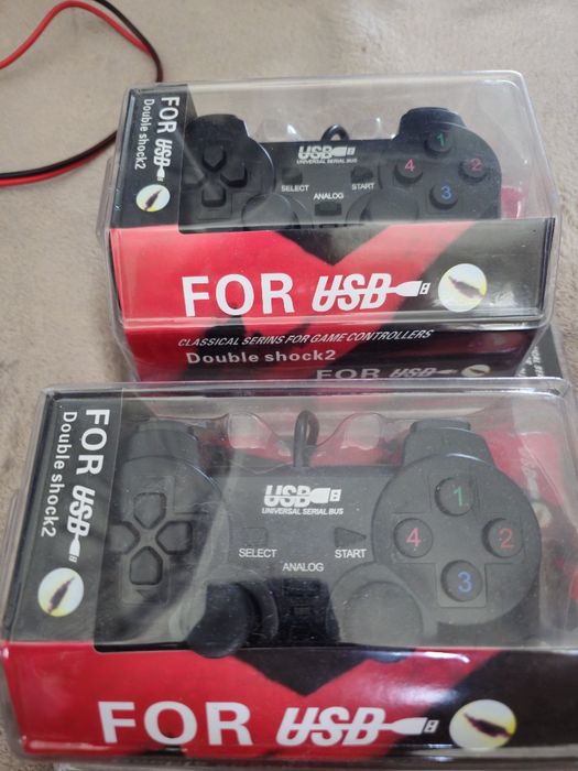 Джойстики USB для ПК. (2 штуки)