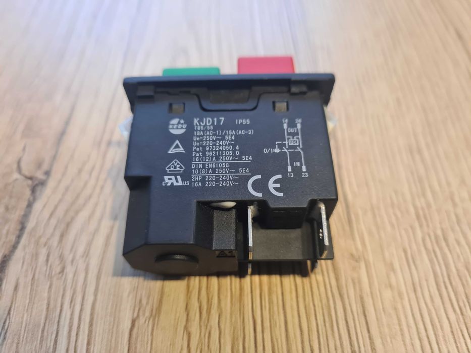 Wyłącznik / włącznik KJD17 do betoniarki, rębaka