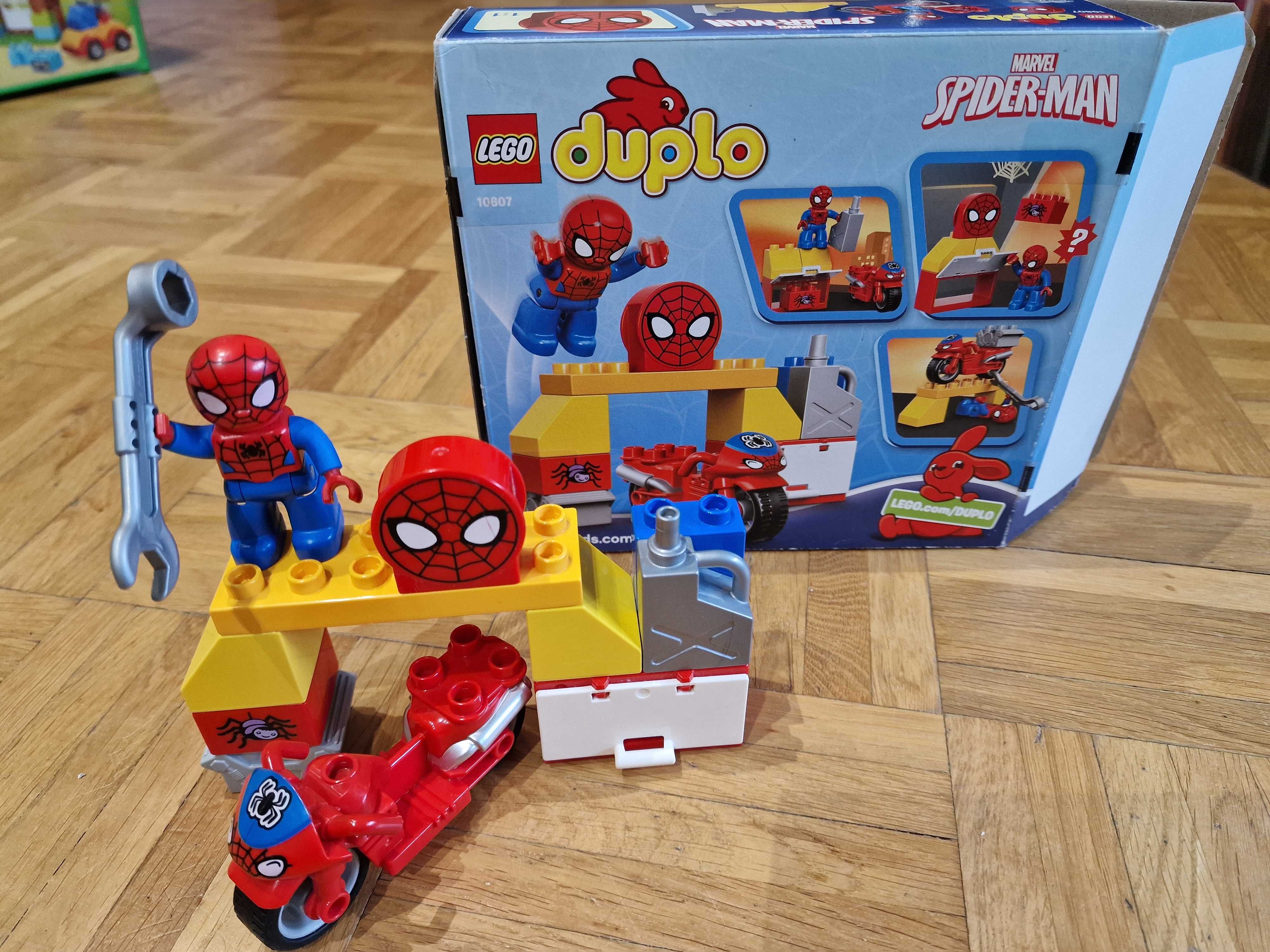 LEGO DUPLO 10607 Motocyklowy warsztat Spidermana