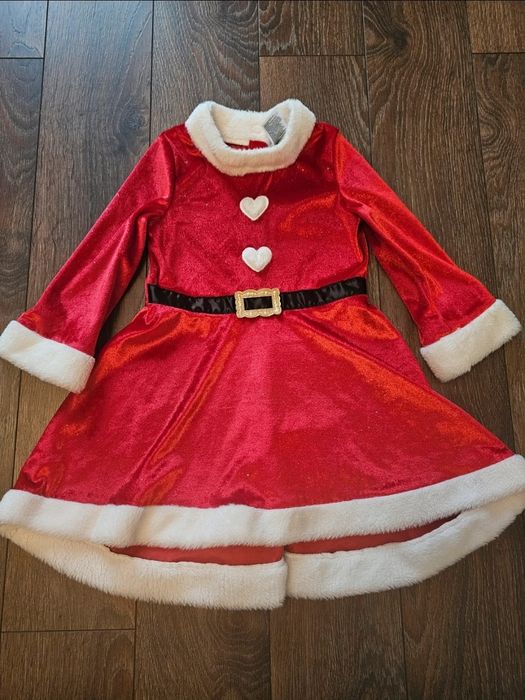 Sukienka Mikołajka h&m 110/116