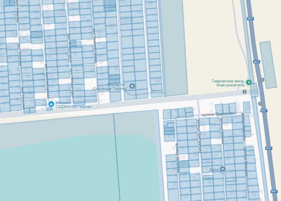 Фасадна ділянка 19 соток на в'їзді до Таїрове під мийку, житло, інше