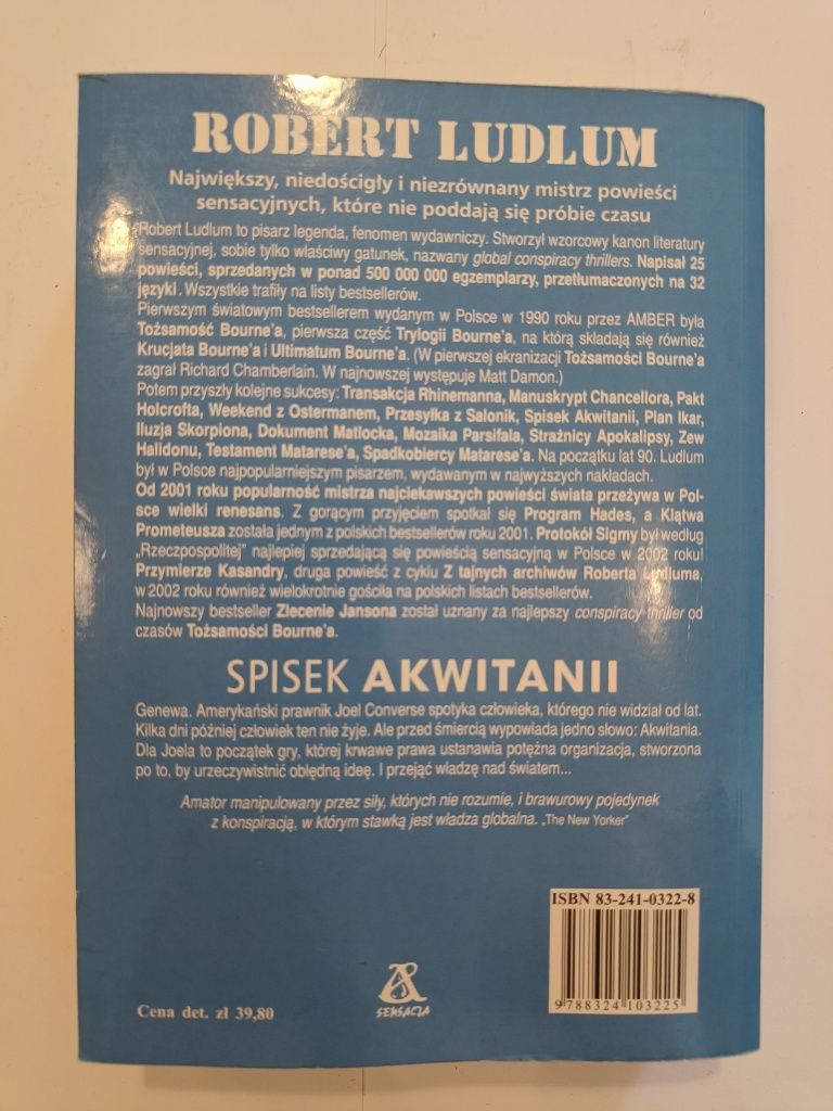 Robert Ludlum "Spisek Akwitanii"