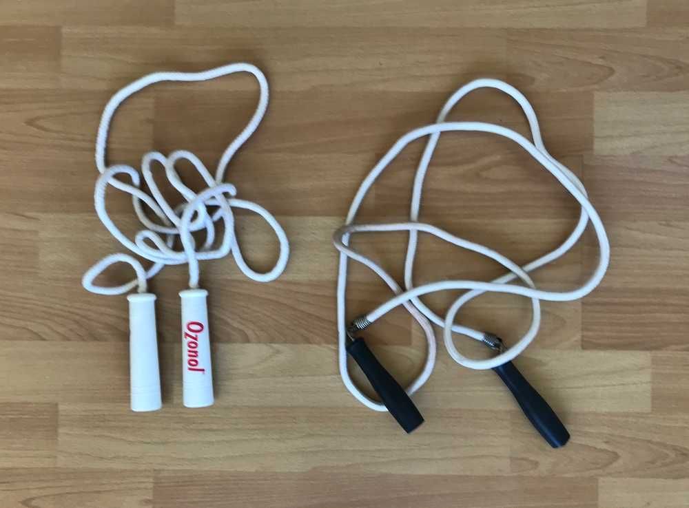 Conjunto cordas saltar exercicio fitness