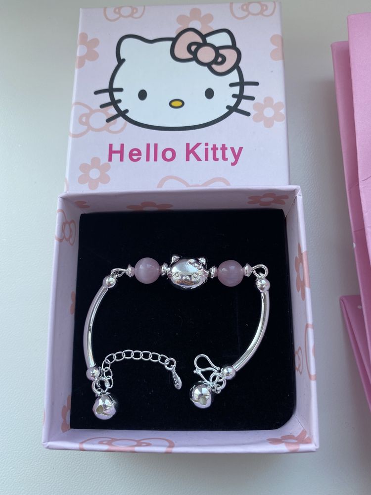 Браслети Hello Kitty дитячі(3-9років)срібло 925проба