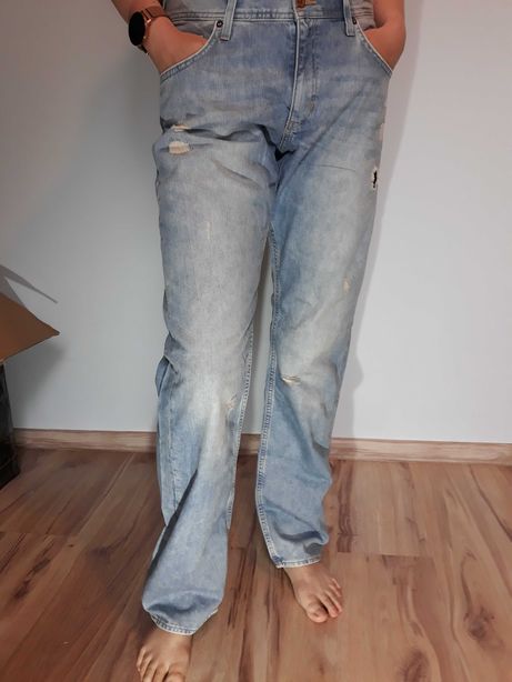 Spodnie męskie jeansy  H&M boyfrend nowe  M/L/xl