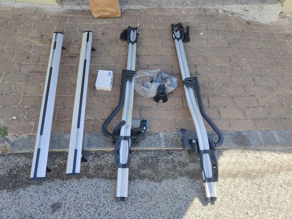 Barras tejadilho e suportes bicicleta