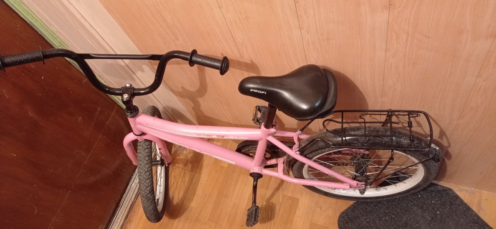 Велосипед детский 16 дюймовый розовый