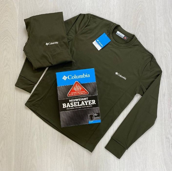 Термобілизна чоловіча костюм анатомічний Columbia Khaki 46-52р зимовий