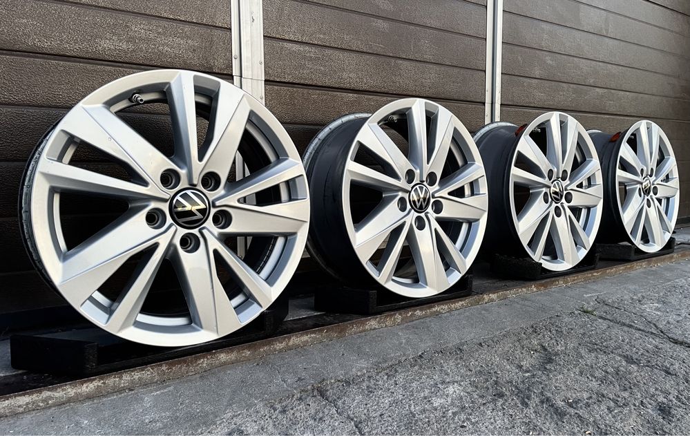 4x felgi aluminiowe 5x112 r16 et48 6,5J Alufelgi Oryginał VW 16” TPMS
