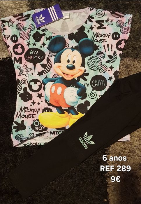 Conjuntos 2 peças menina tamanhos 6 anos NOVOS 9€ cada