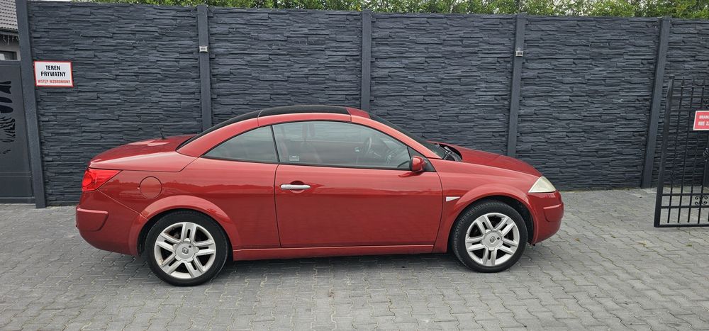 Renault Megane Cabriolet 2005r 2.0Turbo 163km GAZ 160TKM Skóry