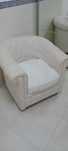 Poltrona/Sofa pele branca