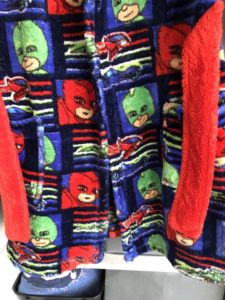 Szlafrok pidżamersi pj masks podomka 5-6 catboy 116