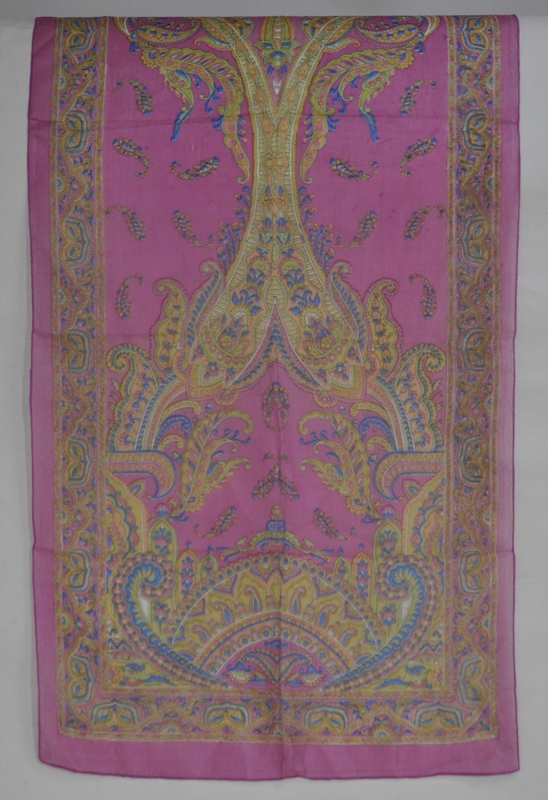 Szal Apaszka Szalik Chustka Damska Jedwabna Jedwab z Indii 170x50cm