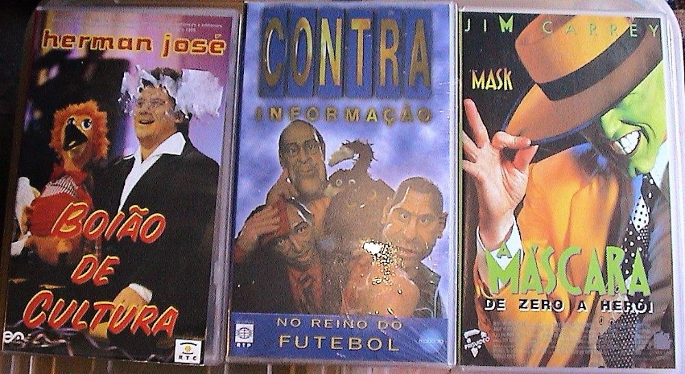 VHS-8 Filmes diversos-ORIGINAIS-Preço total dos 8.. PORTES INCLUÍDOS