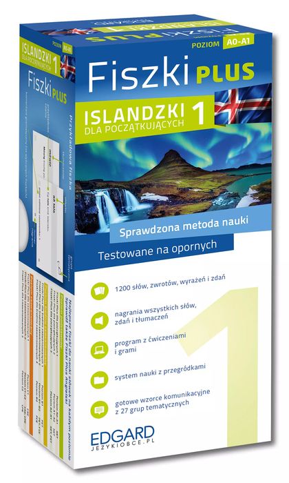Islandzki. Fiszki PLUS dla początkujących 1. Edgard