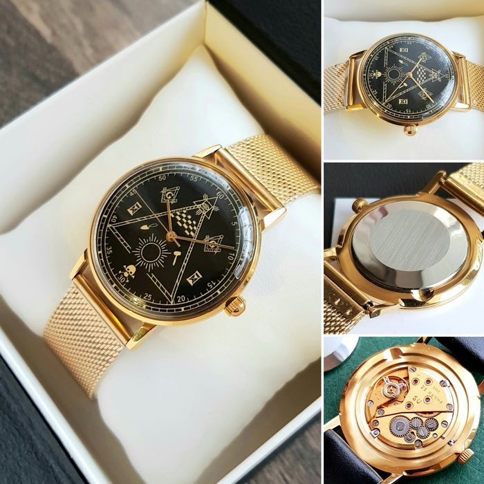 Годинник Луч Полёт Масоны Механика СССР Калибр 2209 23 рубиновых камня