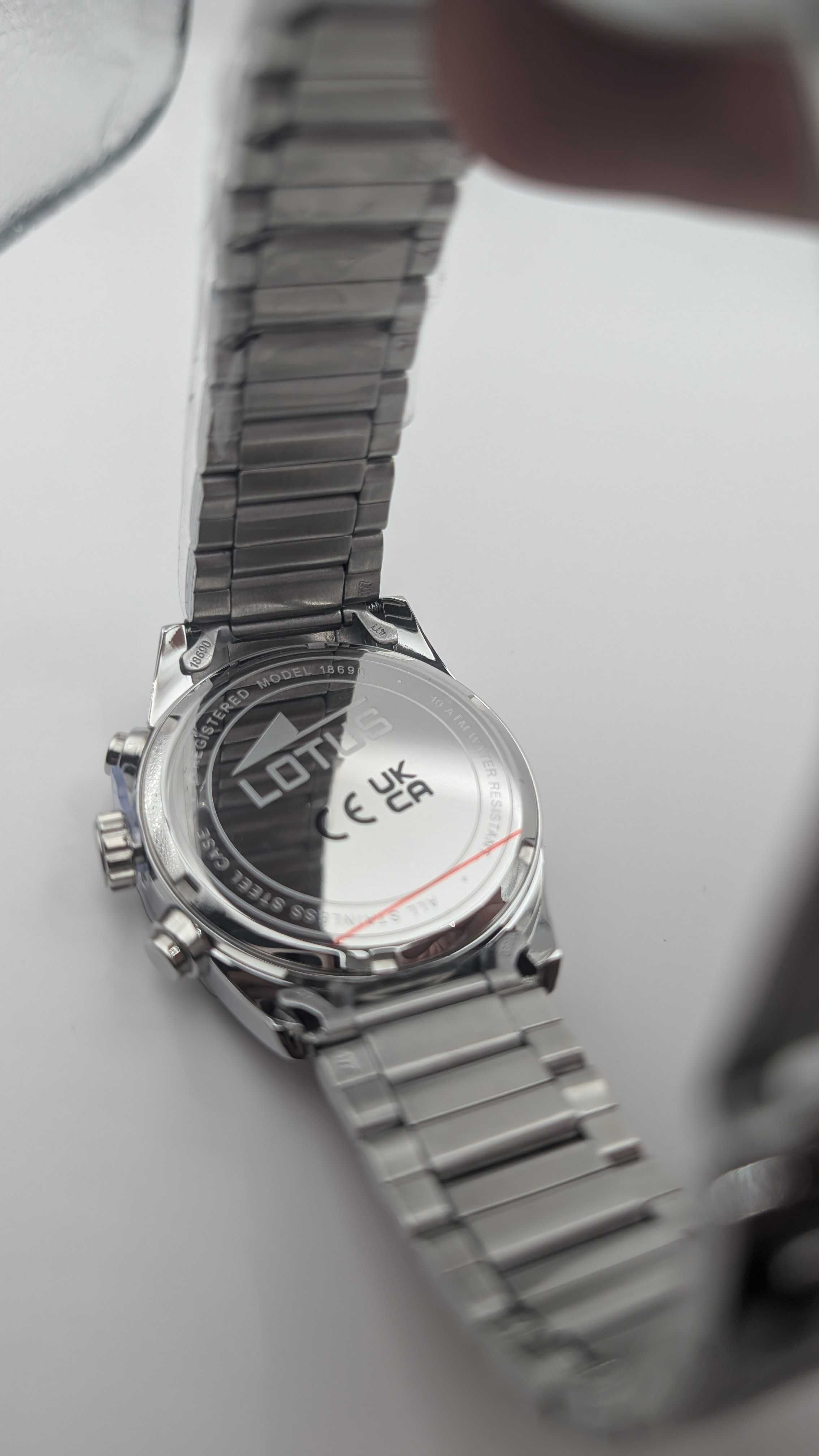 Zegarek męski Lotus 18690/1 Chronograph, idealny stan