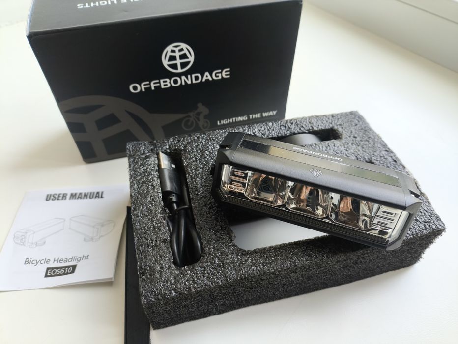 Велофара Offbondage EOS610 900lumens 2000mAh ліхтарик фонарь