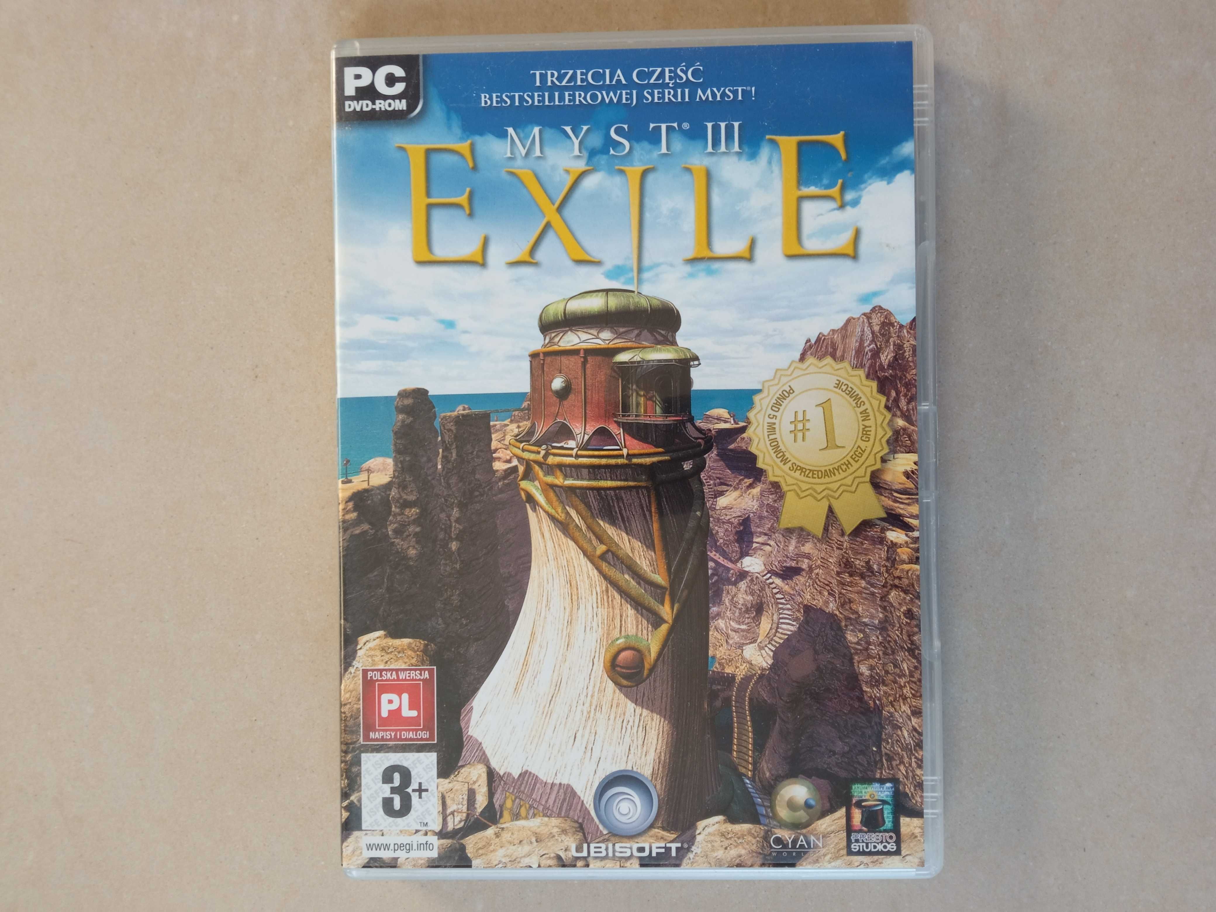 Myst III 3 Exile gra komputerowa na PC Sprawna