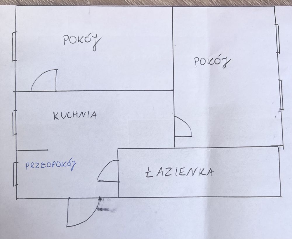 Mieszkanie z dwoma ogródkami i dwiema szopkami ,bezczynszowe