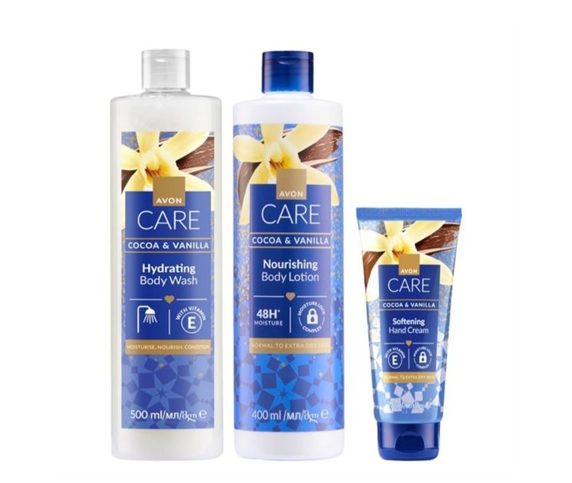 Zestaw pielęgnacyjny Avon Kakao i Wanilia