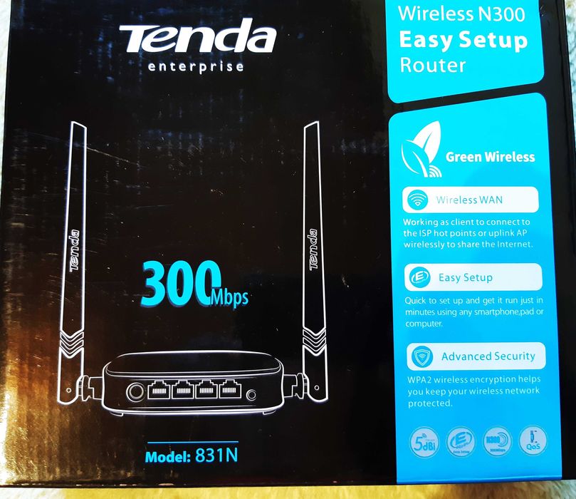 Router Firmy TENDA seria N300 Model N831N używany