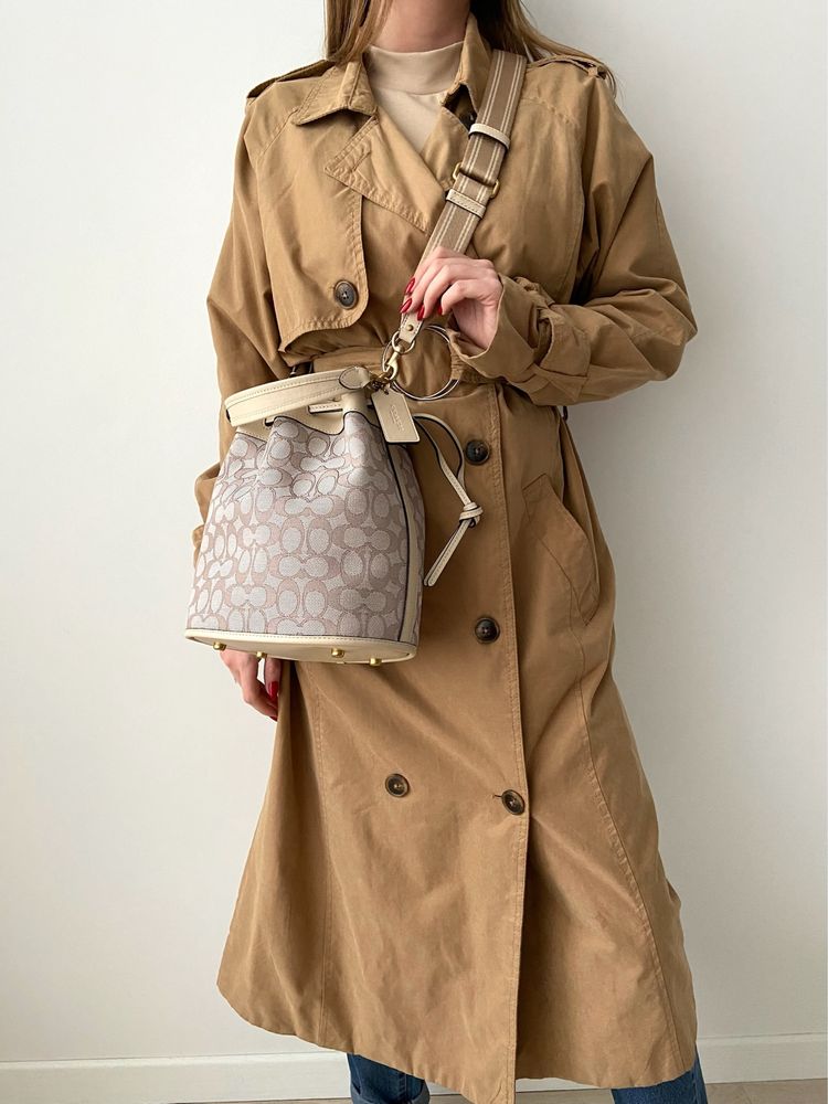 COACH Field Bucket Bag Жіноча шкіряна сумочка коуч женская сумка коач