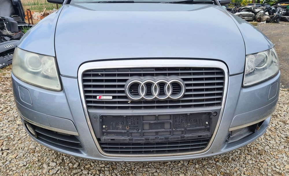 Kompletny ZDERZAK Xenon ksenon +grill Audi A6 C6 LY7J 2005rok