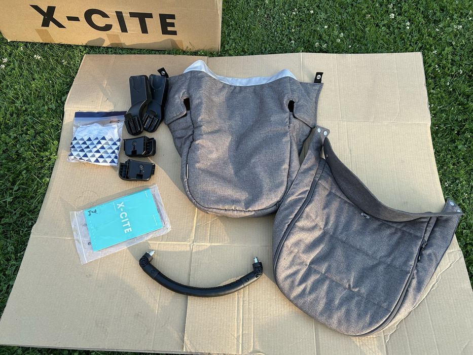 Wózek 3w1 Nowy model x-lander x-cite - fotelik cybex Cloud Z+ Platinum