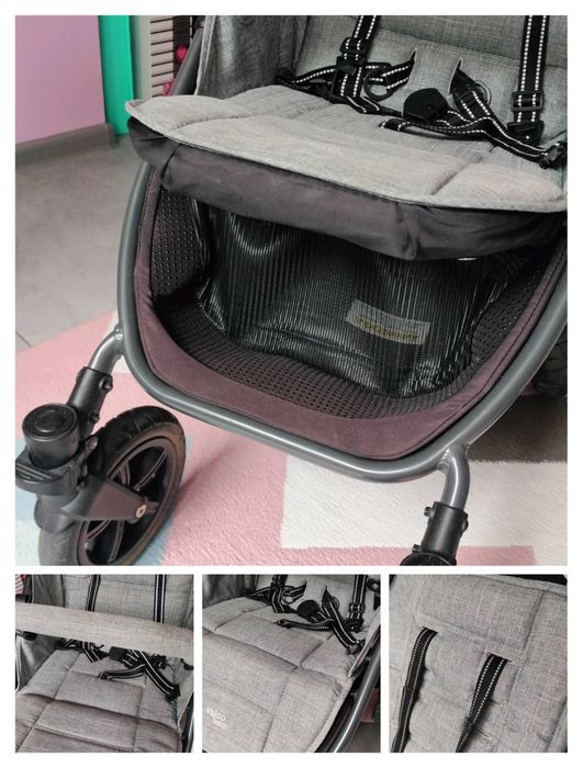 Wózek valco baby snap 4 pompowane koła