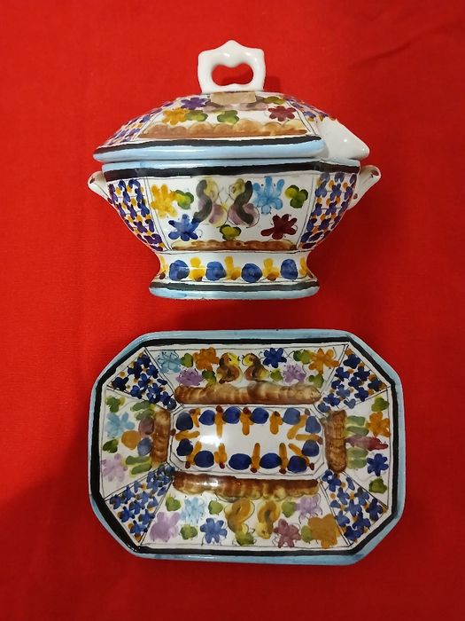 Terrina de Faiança Modelo Pequeno