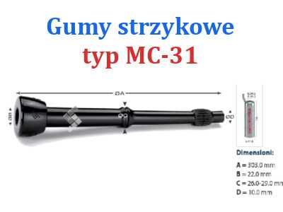 Gumy Strzykowe typ MC-31 Spaggiari do dojarki alfa laval mc31 0672