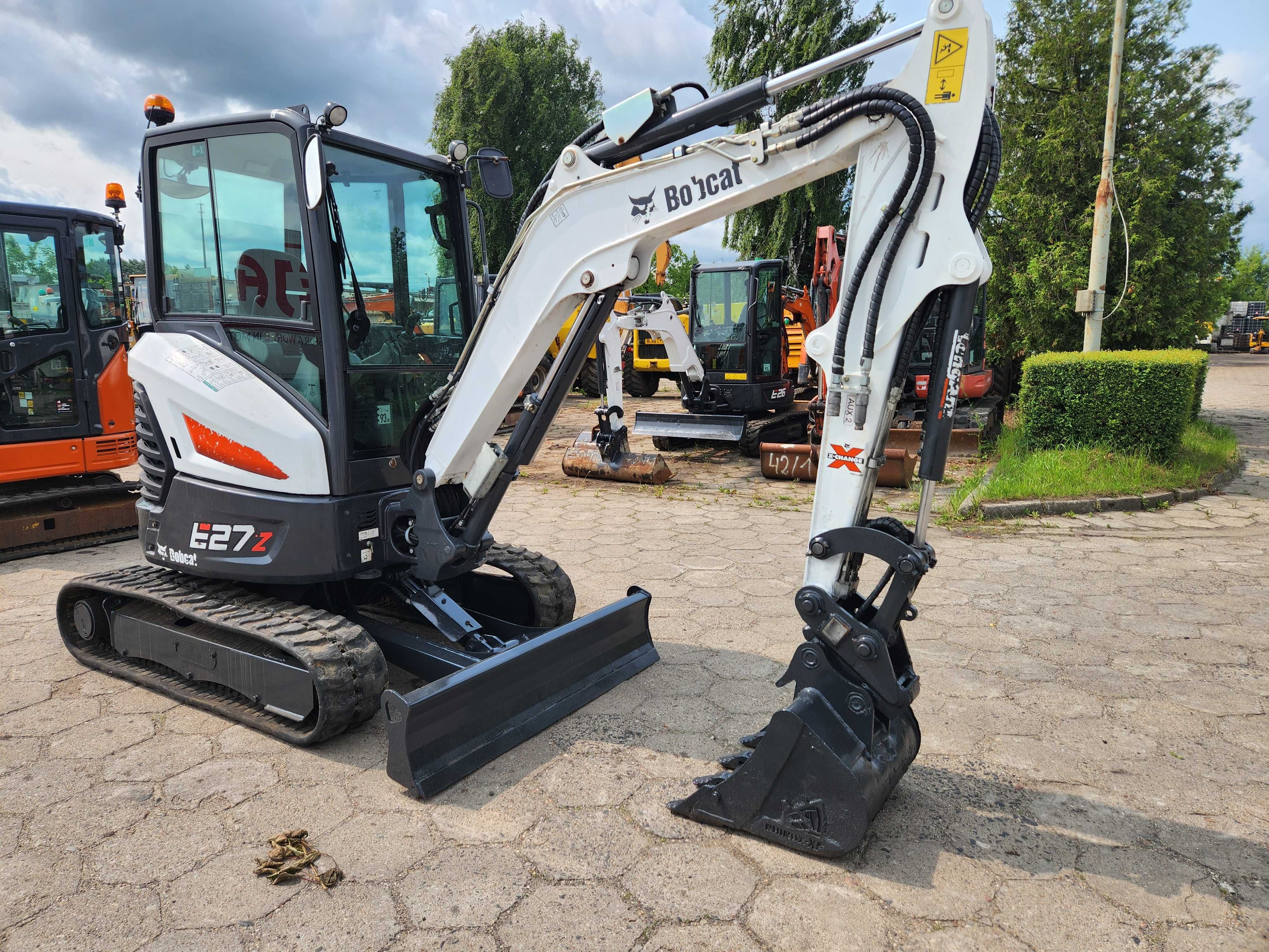 bobcat e27z minikoparka mini koparka kubota jcb wacker neuso 2.7 tony