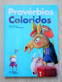 Livro "Provérbios Coloridos", Tiago Salgueiro, ilustração Elsa Navarro