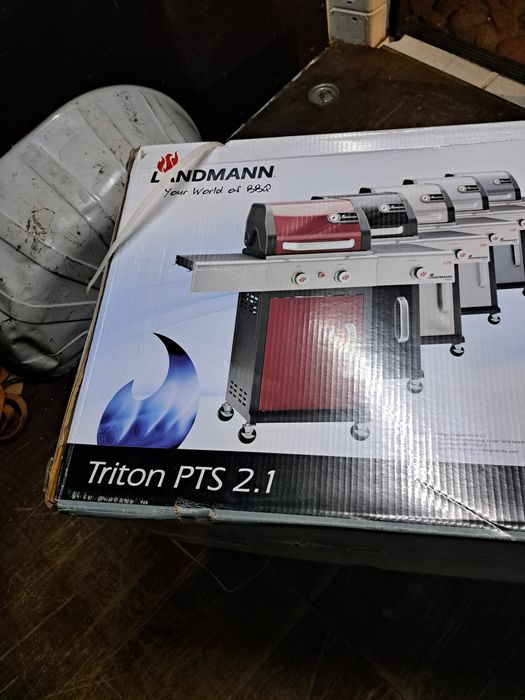 Grill gazowy/węglowy Landmann nowy  reduktor,wąż w zestawie